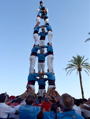 Castellers del Foix, diada de la Festa Major de Cubelles