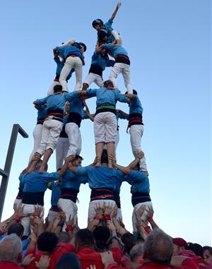 Castellers del Foix, diada de la Festa Major de Cubelles