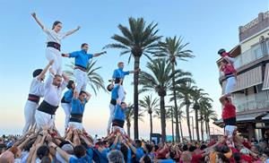 Castellers del Foix, diada de la Festa Major de Cubelles