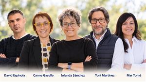 Cinc representants del Penedès a les candidatures de Comuns–Front Ampli per al 29-N. Comuns - Front Ampli