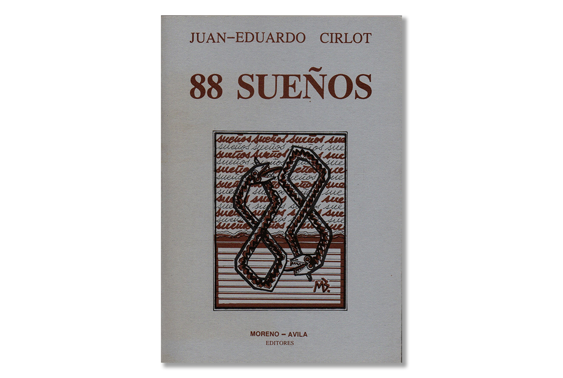 Coberta de '88 sueños', de Juan-Eduardo Cirlot. Eix