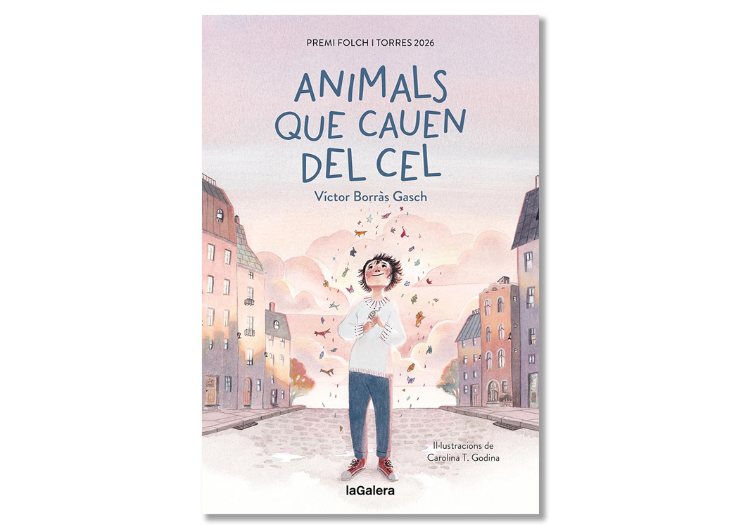 Coberta de 'Animals que cauen del cel' de Víctor Borràs Gasch. Eix