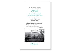 Coberta de 'Fuga- Un segon fora del dubte', de Marta Pérez Sierra. Eix