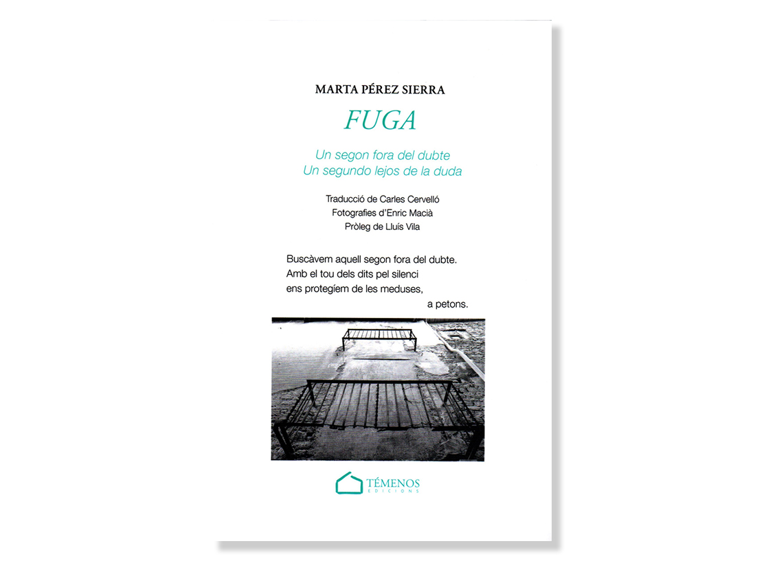 Coberta de 'Fuga- Un segon fora del dubte', de Marta Pérez Sierra. Eix
