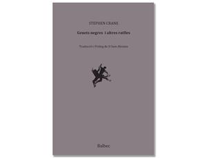 Coberta de 'Genets negres i altres ratlles', d'Stephen Crane. Eix