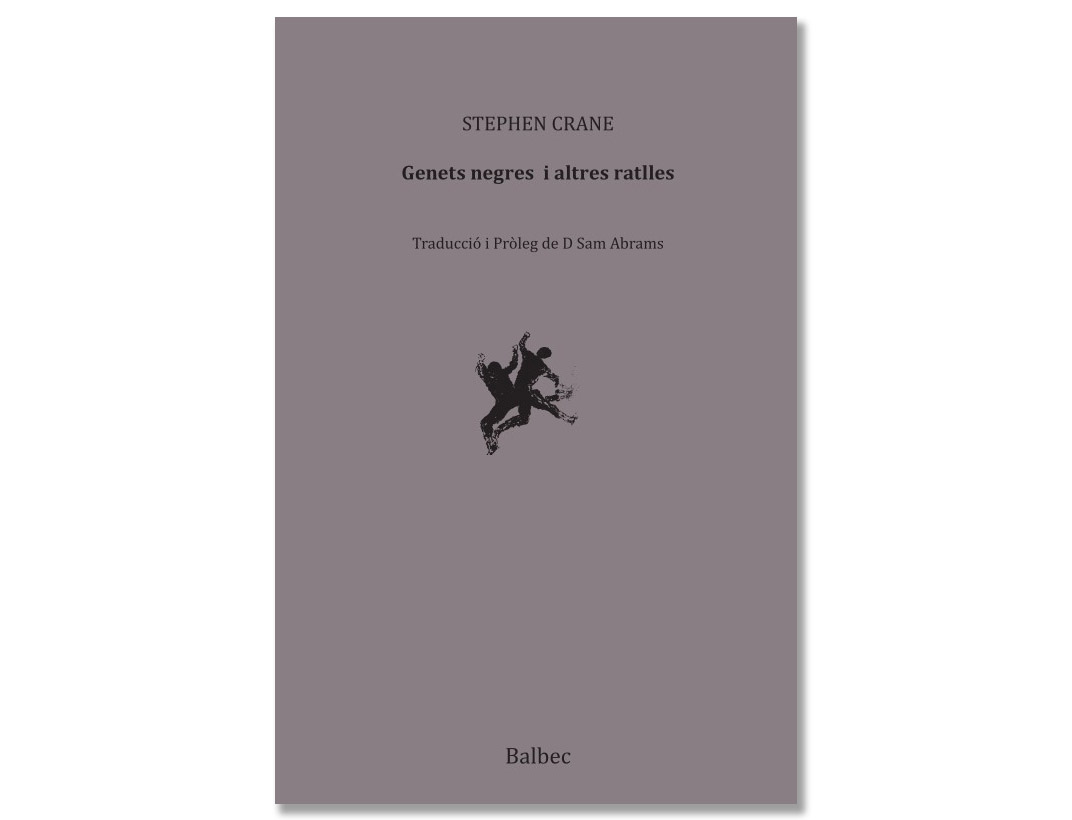 Coberta de 'Genets negres i altres ratlles', d'Stephen Crane. Eix