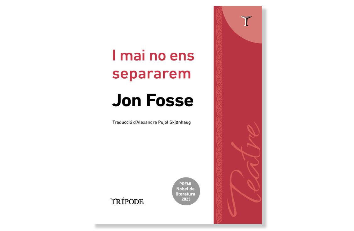 Coberta de 'I mai no ens separarem', de Jon Fosse. Eix