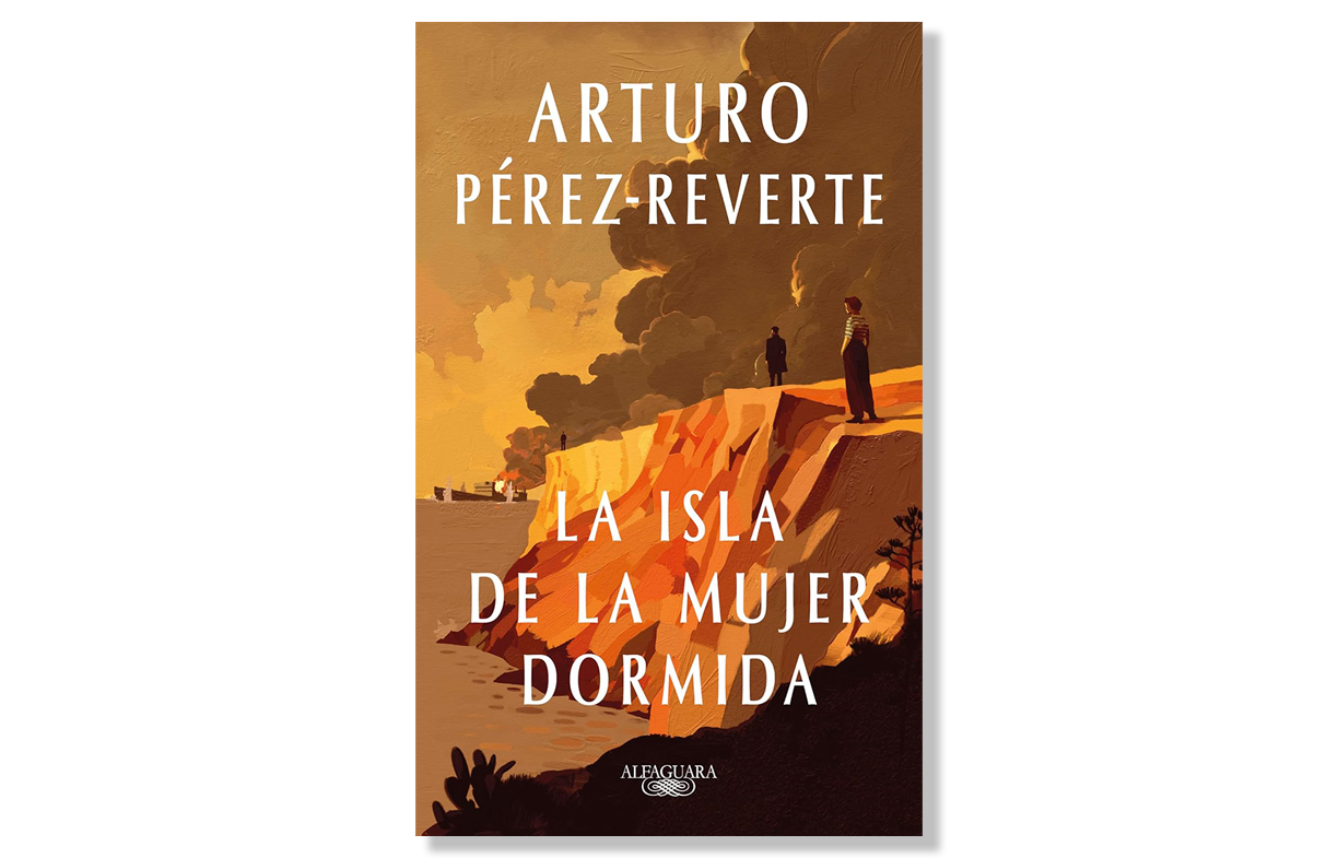 Coberta de 'La isla de la mujer dormida' d'Arturo Pérez Reverte. Eix