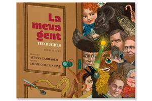 Coberta de 'La meva gent' de Ted Hughes. Eix