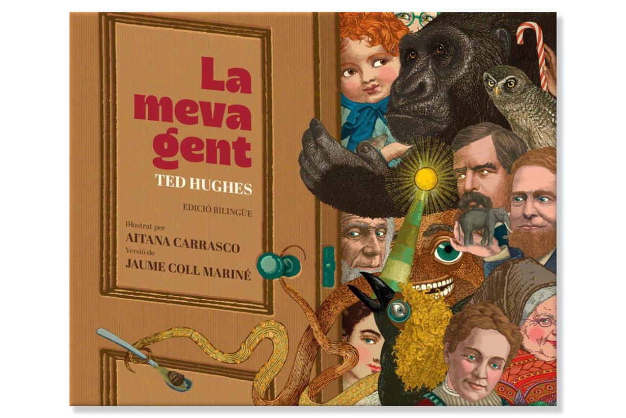 Coberta de 'La meva gent' de Ted Hughes. Eix