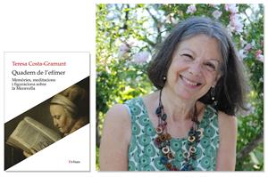 Coberta de 'Quadern de l’efímer. Memòries, meditacions i figuracions sobre la Meravella', el nou llibre de Teresa Costa-Gramunt. Eix