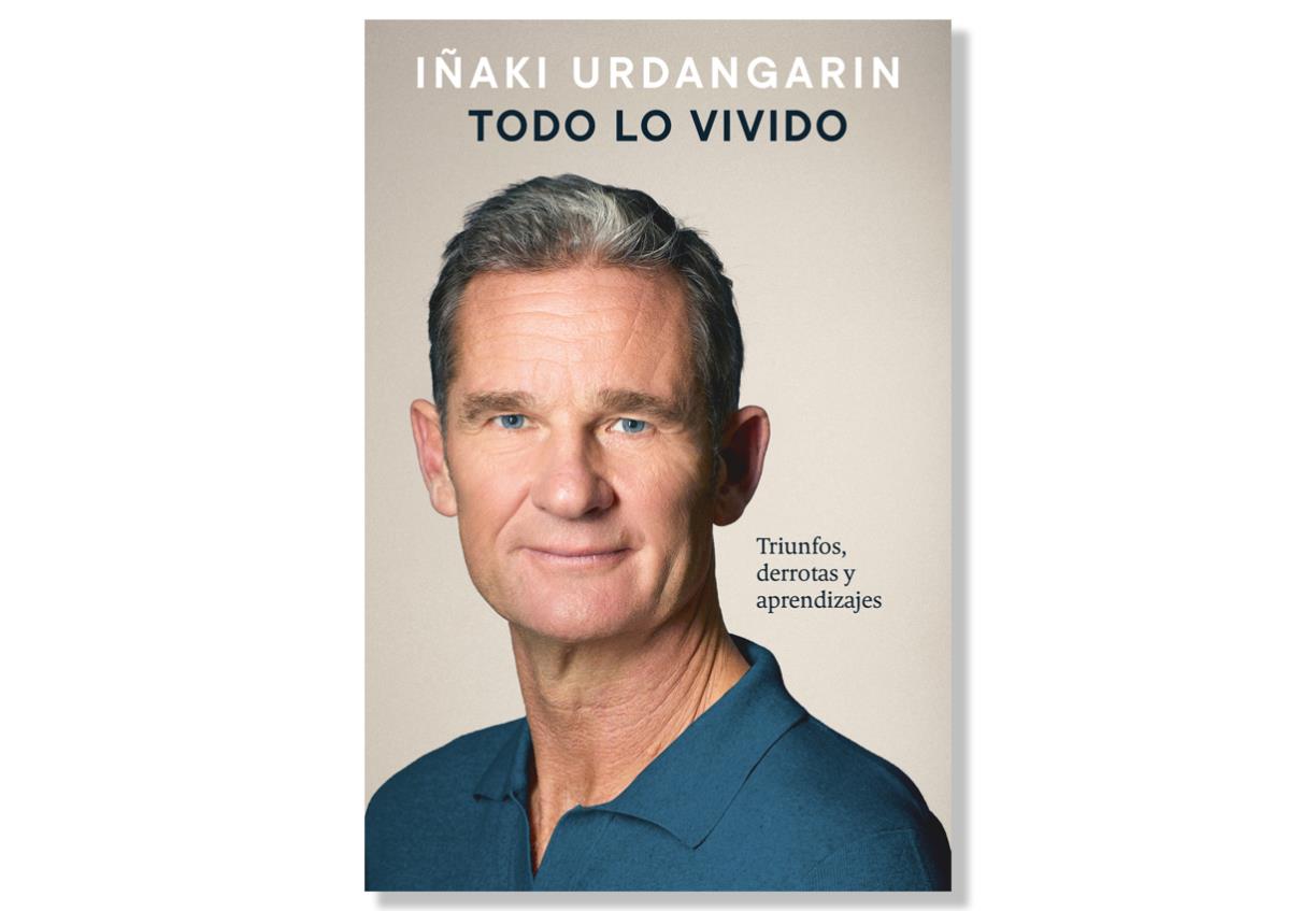 Coberta de ‘Todo lo vivido’ d’Iñaki Urdangarin. Eix