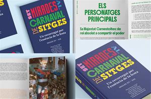 Coberta del llibre ''Set Mirades al Carnaval de Sitges'. Eix