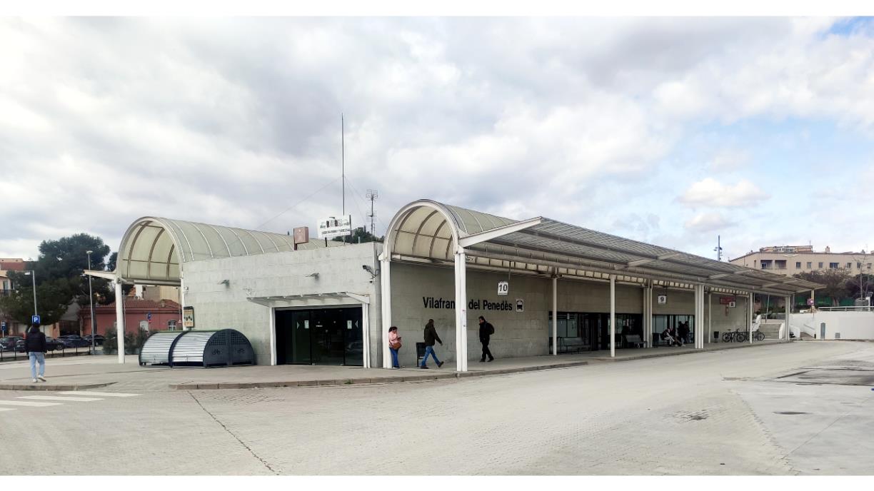 Comencen les obres de millora a l’estació d’autobusos de Vilafranca del Penedès. Generalitat de Catalunya