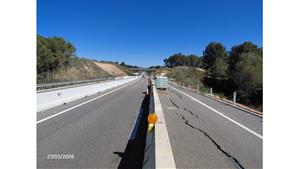 Comencen les obres de reparació i millora d’un tram de la C-15 a Cabrera d’Anoia. Generalitat de Catalunya