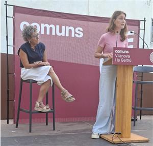 Comuns VNG presenta Iolanda Sánchez com a candidata a l’alcaldia en un acte emotiu al Tacó. Comuns Vilanova