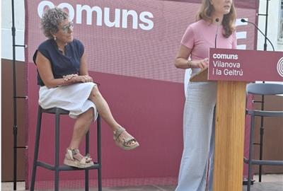 Comuns VNG presenta Iolanda Sánchez com a candidata a l’alcaldia en un acte emotiu al Tacó. Comuns Vilanova