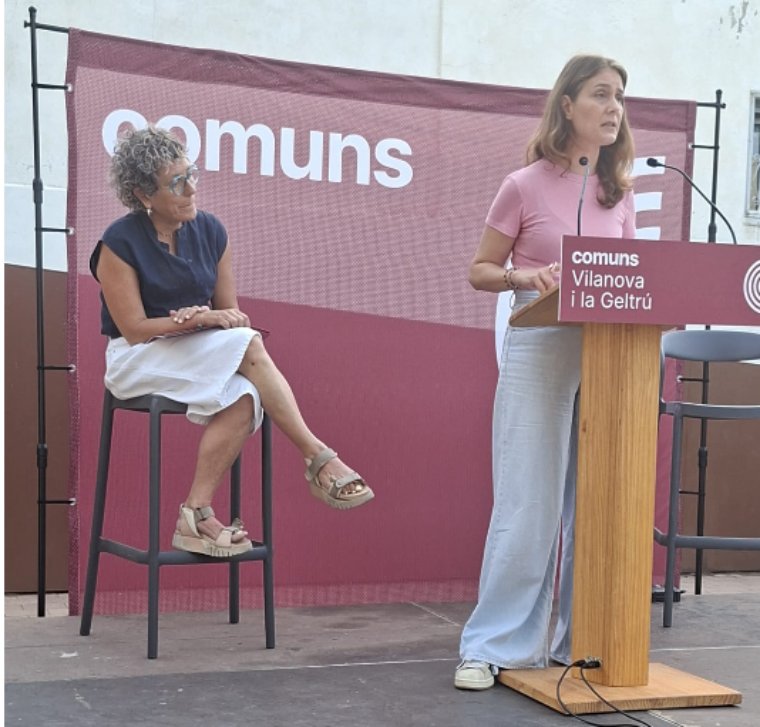 Comuns VNG presenta Iolanda Sánchez com a candidata a l’alcaldia en un acte emotiu al Tacó. Comuns Vilanova