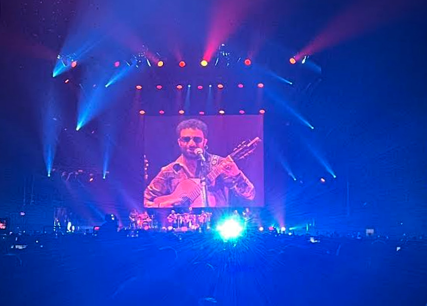 Concert al Palau Sant Jordi. Eix