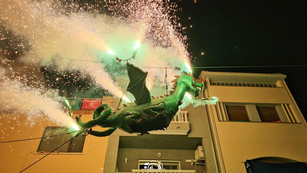 Continuïtat i novetats a 'La Volada del Drac', el gran espectacle de la Nit de Foc de Banyeres del Penedès. Fran Lorenzo