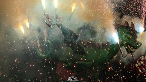 Continuïtat i novetats a 'La Volada del Drac', el gran espectacle de la Nit de Foc de Banyeres del Penedès