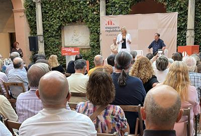 Conxi Martínez es presenta com a alcaldable d’ERC amb el compromís d’«escoltar» la ciutat. ERC