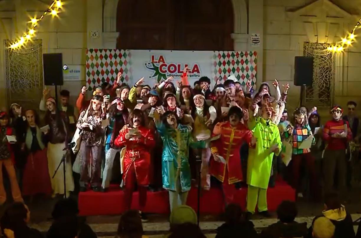 Coros d’en Carnestoltes de Vilanova i la Geltrú. Eix