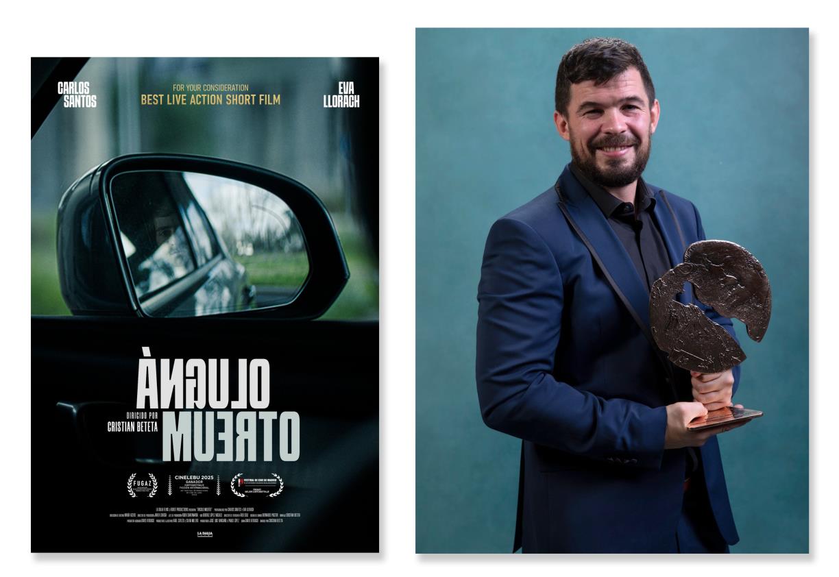 Cristian Beta nominat als Goya pel curt 'Ángulo Muerto'. Eix