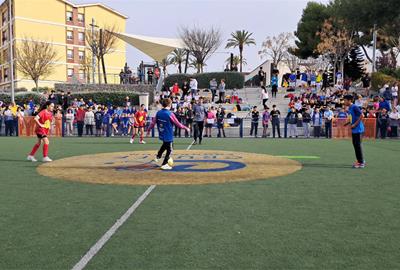 Cruyff Court de les Roquetes. Eix