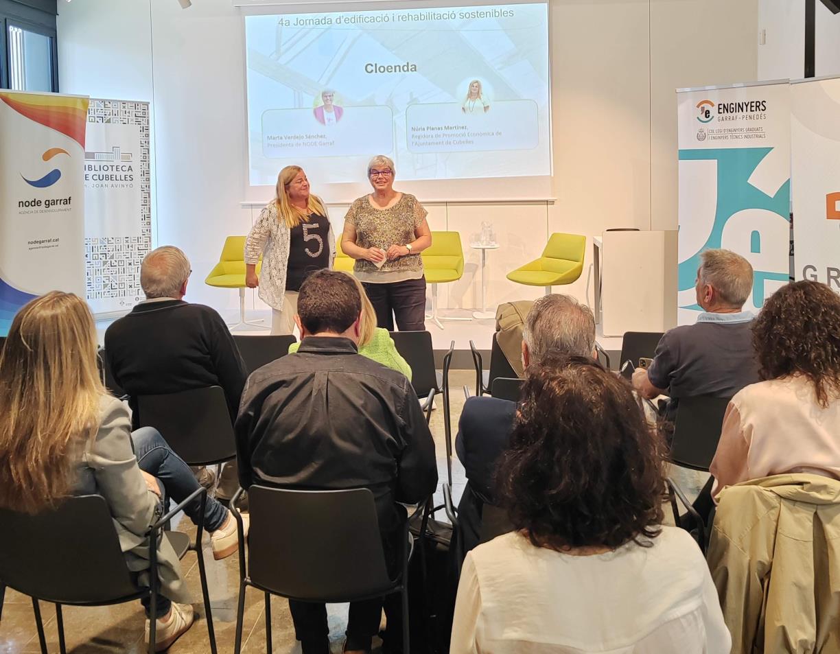 Cubelles acull la 4a Jornada d’Edificació i Rehabilitació Sostenibles per impulsar la construcció verda al Garraf. Node Garraf