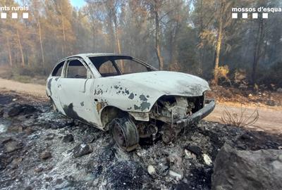 Detenen el propietari del cotxe calcinat que hauria provocat l'incendi de Castellví de la Marca. Mossos d'Esquadra