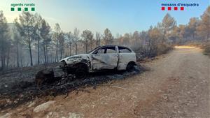 Detenen el propietari del cotxe calcinat que hauria provocat l'incendi de Castellví de la Marca