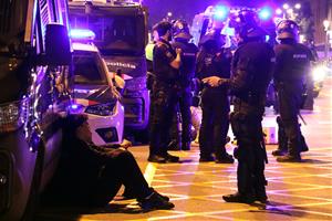 Detenen un menor vinculat als canals Blocus relacionats amb els saquejos de dissabte passat a Barcelona. ACN