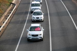 Docents del Baix Penedès fan una marxa lenta fins a Tarragona per 