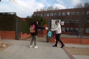 Docents del Baix Penedès fan una marxa lenta fins a Tarragona per 