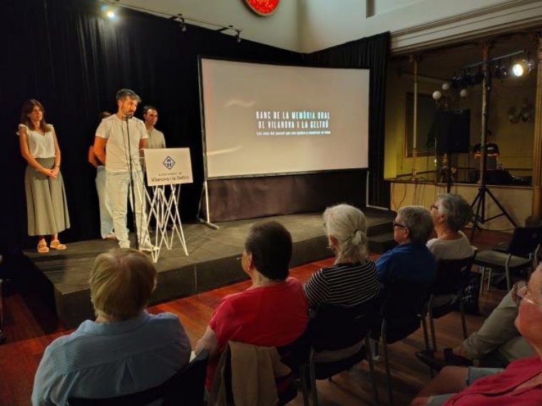 El Banc de la Memòria Oral de Vilanova i la Geltrú ja és una realitat amb més de 30 entrevistes accessibles. Ajuntament de Vilanova