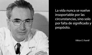 El centro en la figura, d'en Viktor Frankl. Eix
