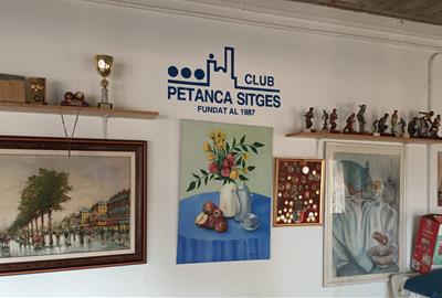 El Club Petanca Sitges. Toni Muñoz
