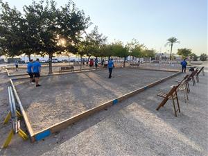 El Club Petanca Vilanova i la Geltrú a les noves pistes de Ribes Roges