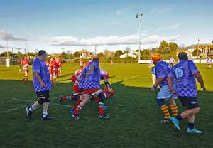 El combinat de veterans del Barbarians a la ciutat de Béziers