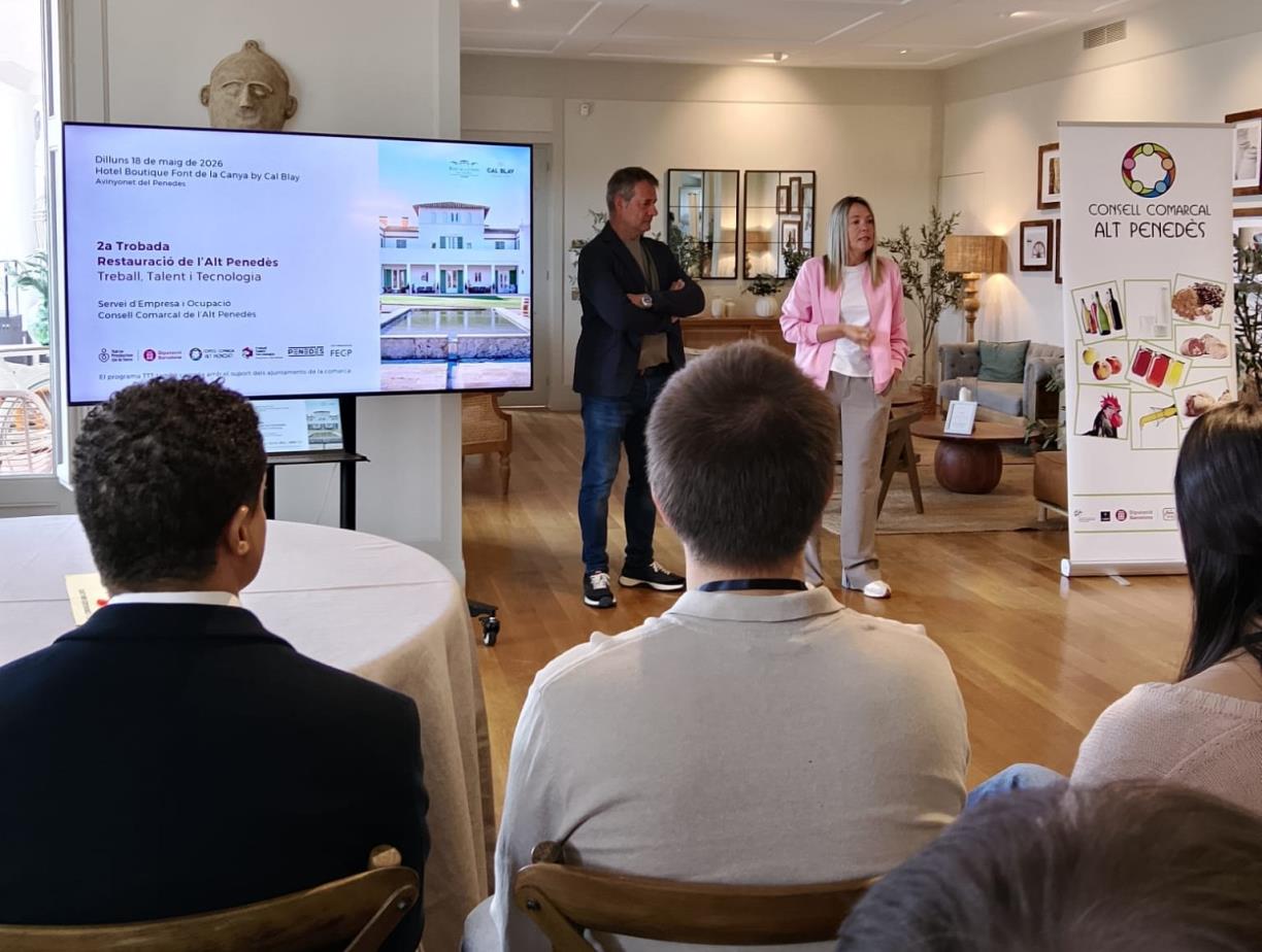 El Consell Comarcal de l’Alt Penedès impulsa la digitalització del sector de la restauració amb una nova jornada empresarial. CC Alt Penedès