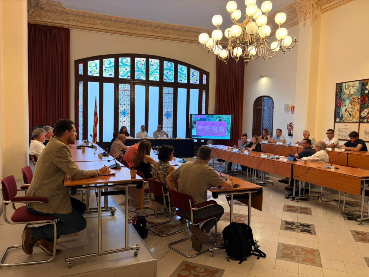 El Consell d’Alcaldies de l’Alt Penedès aborda la seguretat, el relleu agrari i la mobilitat sostenible. CC Alt Penedès