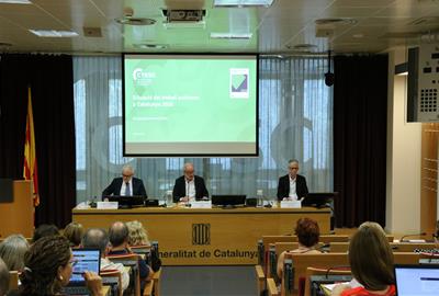 El Consell de Treball Econòmic i Social (CTESC) presenta l'informe 'Situació del treball autònom a Catalunya 2025'   . ACN