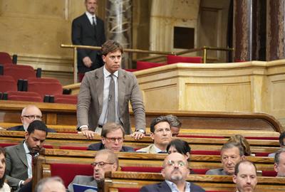 El diputat de Vox Alberto Tarradas . ACN / Sara Soteras