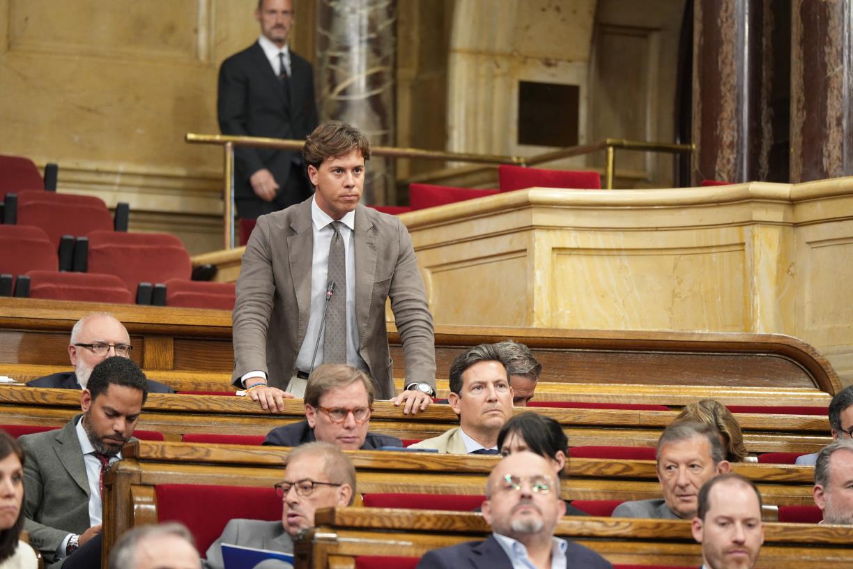 El diputat de Vox Alberto Tarradas . ACN / Sara Soteras