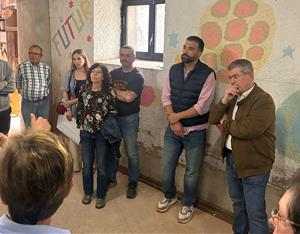 El Diputat d’Infraestructures i Territori de la Diputació de Barcelona, Sergi Vallès, va visitar la Parròquia de Santa Maria. Eix