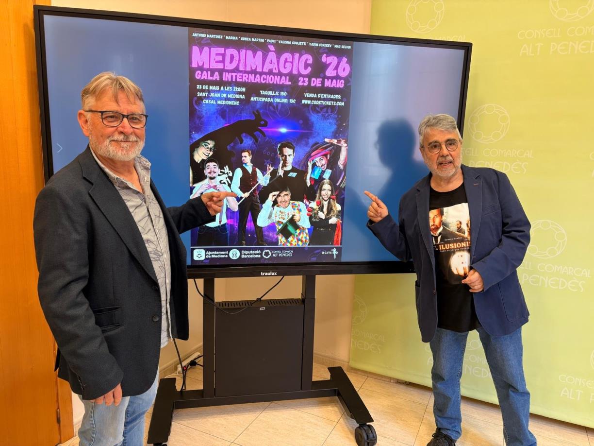 El festival Medimàgic tornarà a omplir Mediona d’il·lusionisme i espectacles per a tots els públics. Ajuntament de Mediona