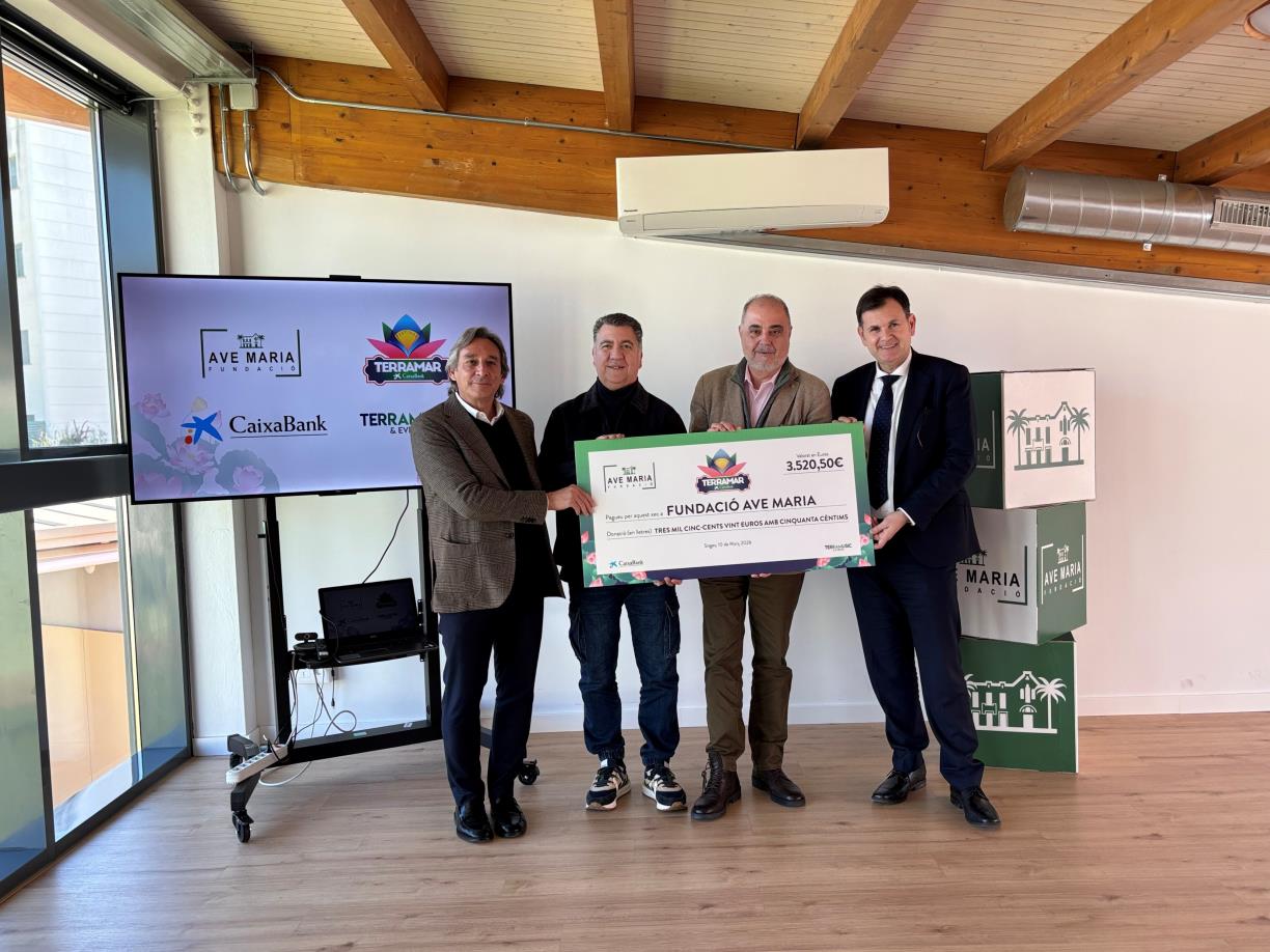 El Festival Terramar CaixaBank de Sitges destina 7.000 euros a dues entitats locals en la seva acció solidària. Festival de Terramar