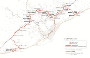 El Govern i ERC acorden el futur tren orbital: 120 quilòmetres, 40 estacions i 5.200 milions d'inversió fins al 2041