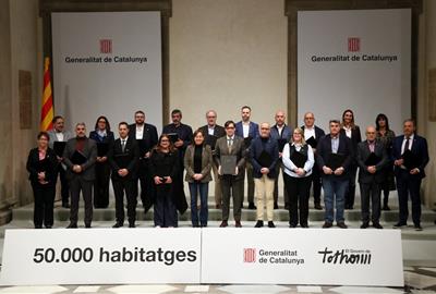 El Govern licitarà abans d’acabar l’abril la construcció de 566 habitatges en solars petits de 31 municipis. ACN